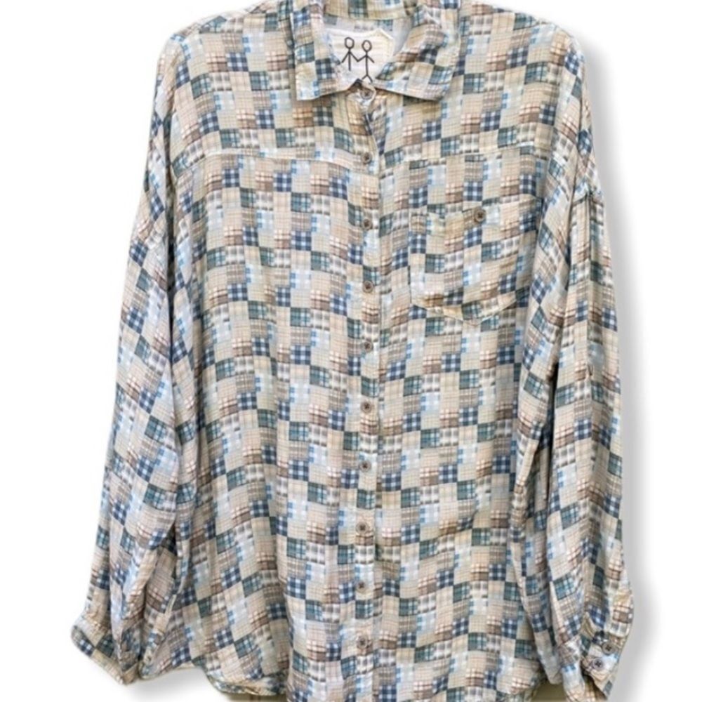 Pete & Greta Johnny Was Rayon Blouse